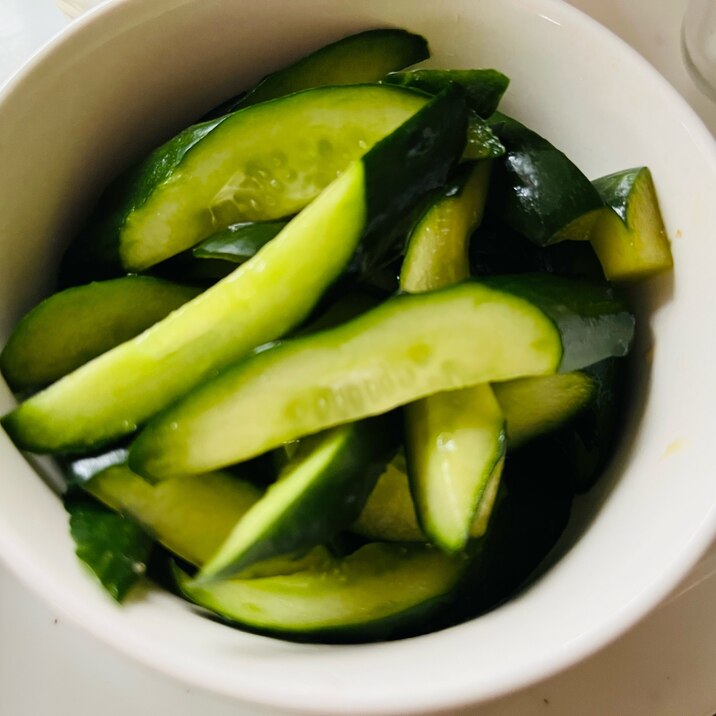おでんの素で!きゅうりの漬け物